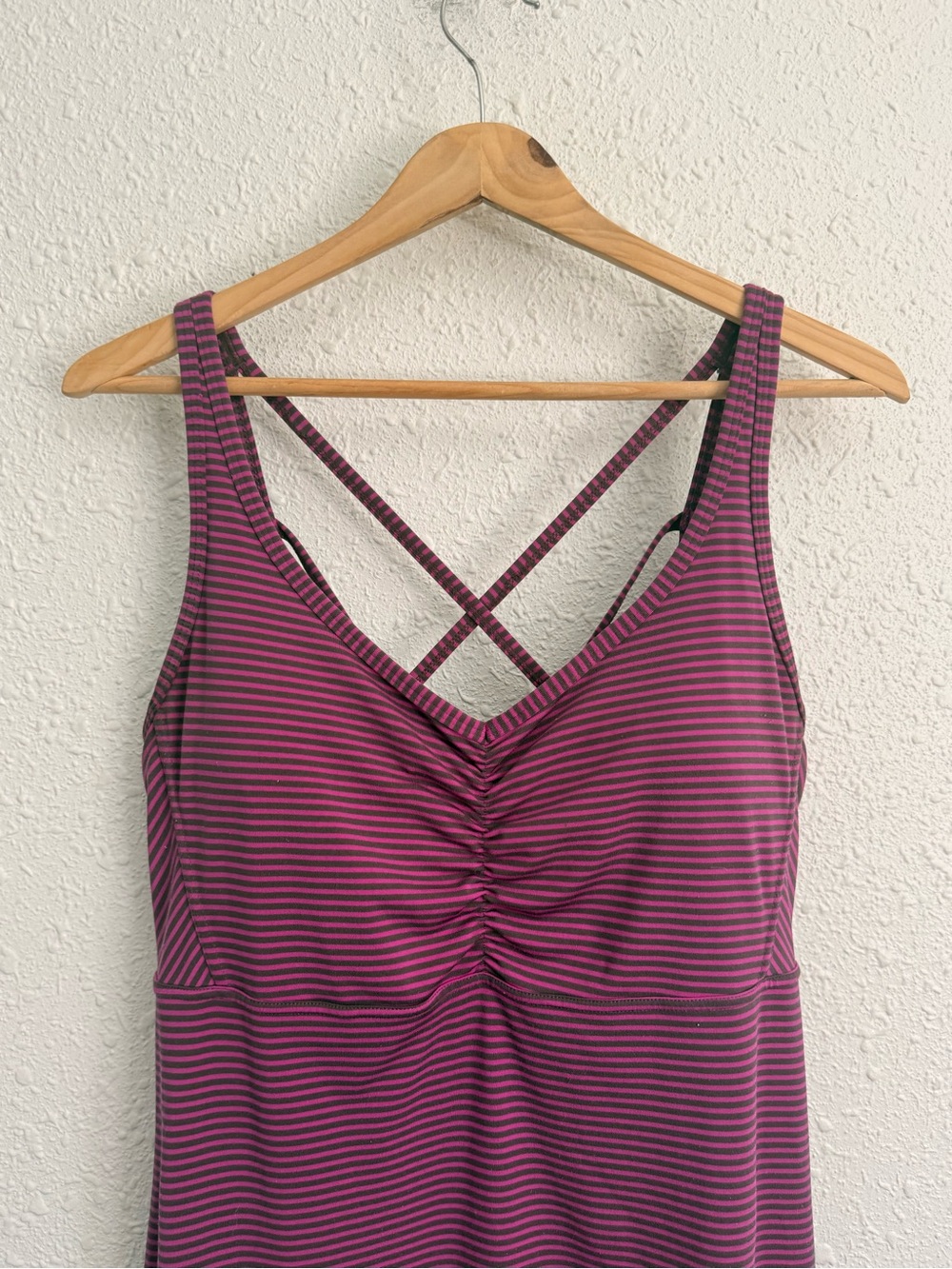 Prana purple magenta striped active sun dress xl - Picture 10 of 10